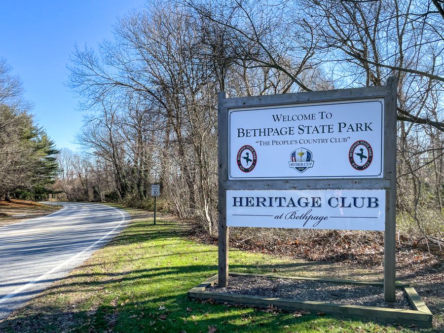 Sledding at Bethpage State Park